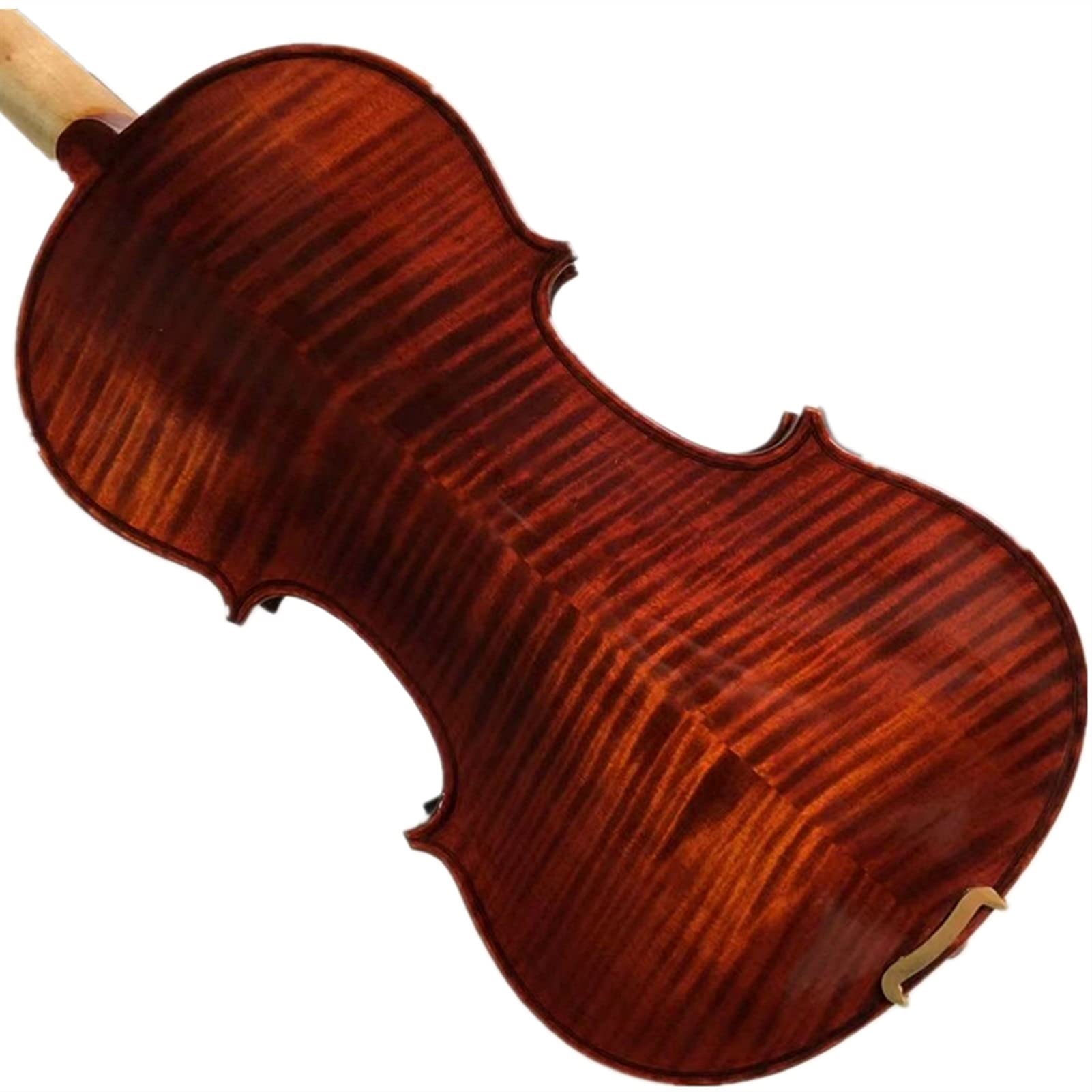 1/8 Size Brown Handcrafted Tiger Pattern Violin Cello Kit for Adults & Kids - Perfect for Beginners, Music Lessons & Home Practice