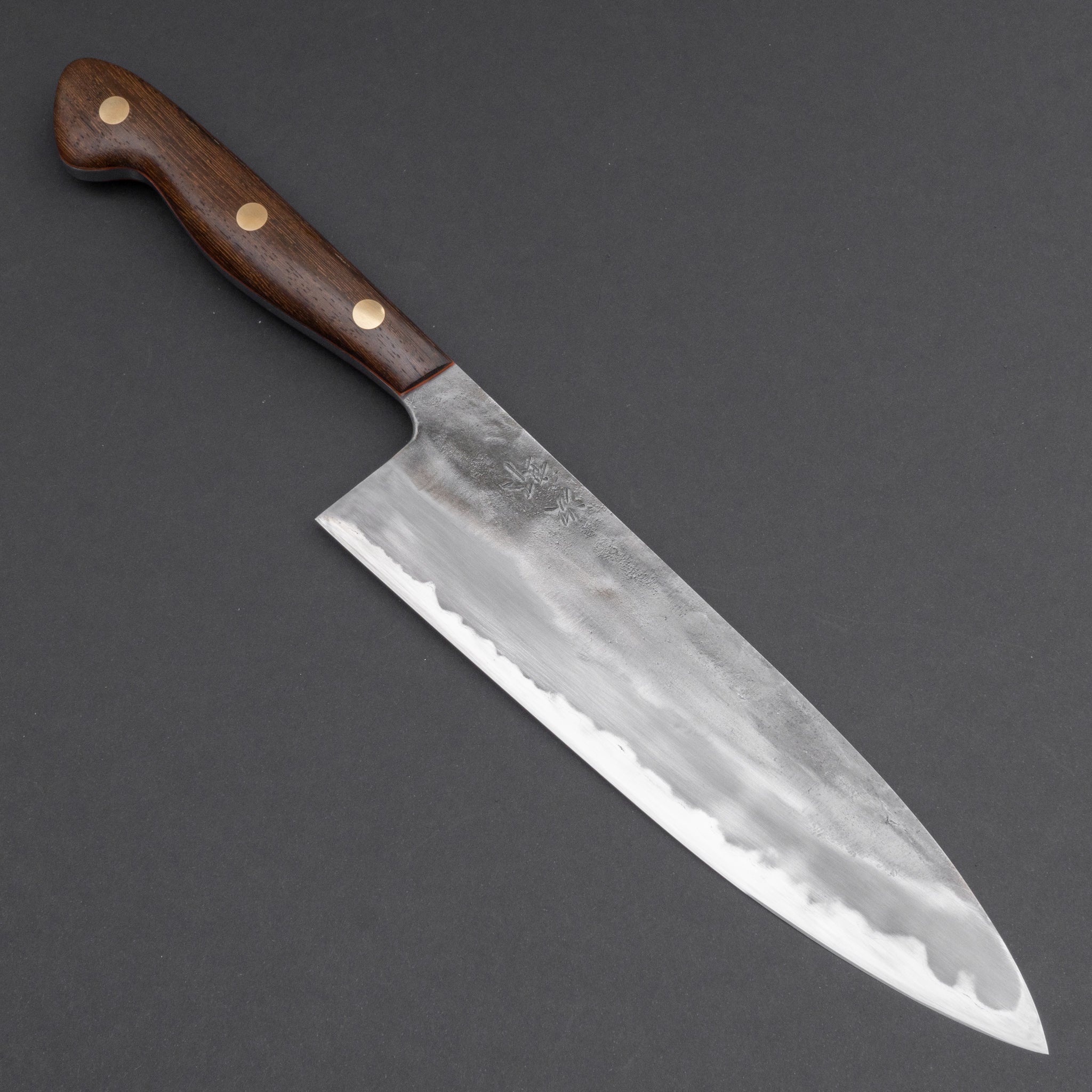 Premium Jiro Tsuchime Yo Gyuto 210mm Japanese Chef Knife with Tagayasan Handle - Perfect for Sushi, Meat Slicing & Professional Kitchen Use
