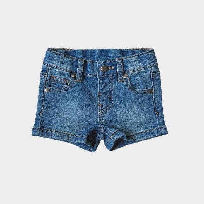 Babysprouts Denim Shorts for Kids - Mid Wash Blue Jeans Shorts for Boys & Girls | Playtime, School, Summer Outfits