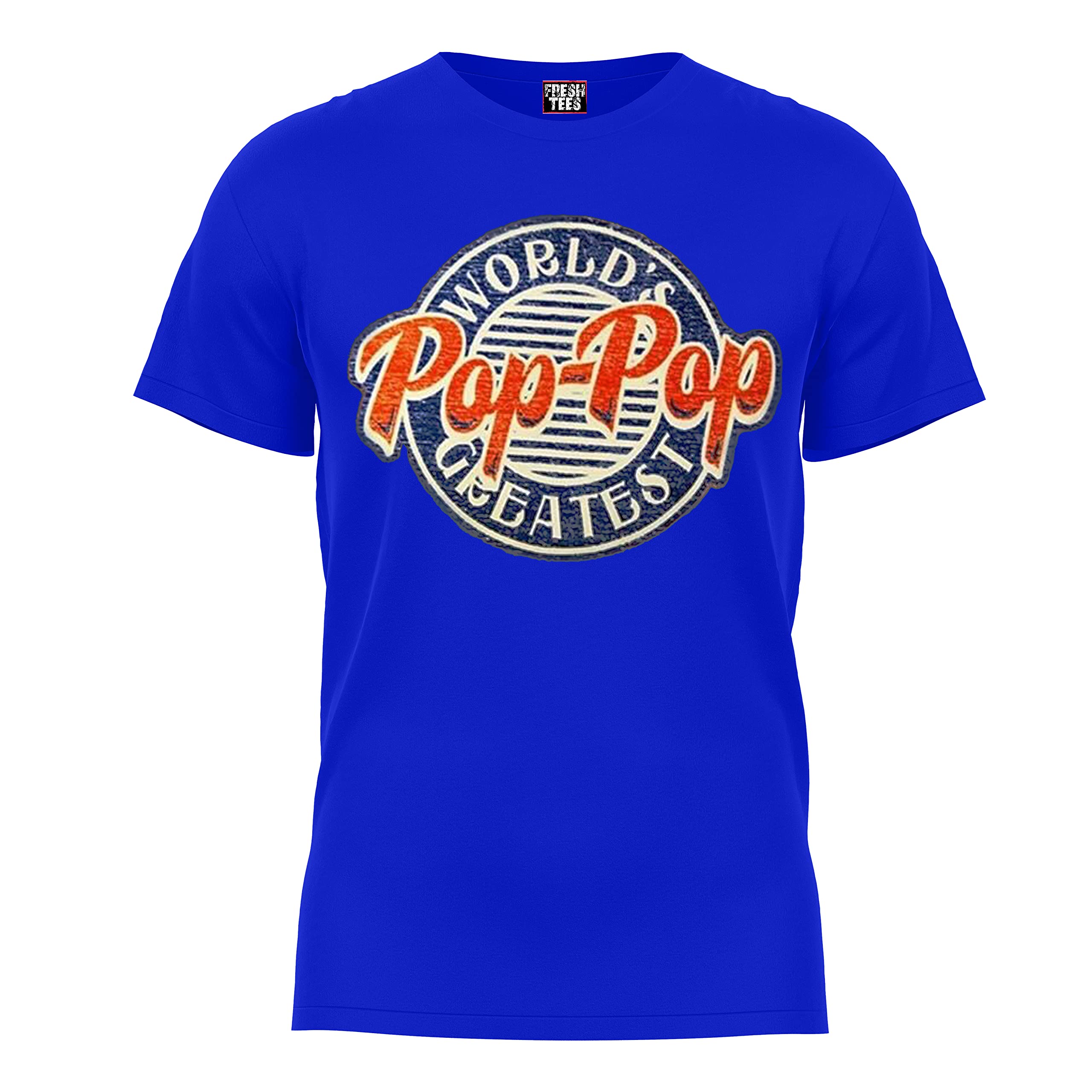 World's Greatest Pop-Pop Father's Day T-Shirt - Funny Grandpa Gift for Dad, Husband & Grandfather - Comfortable Cotton Tee for Birthday, Anniversary & Family Gatherings
