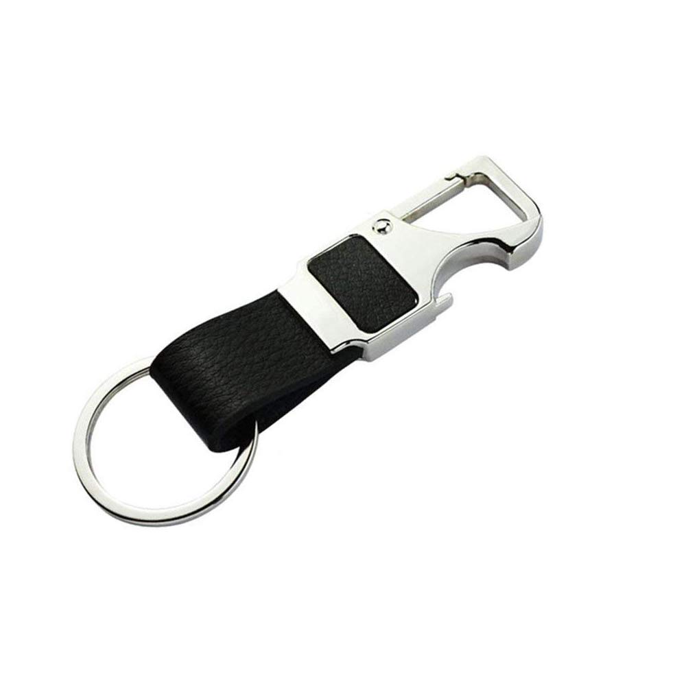 Premium Car Keychain with LED Flashlight & Bottle Opener - Durable Silver Keyring for Men & Women - Perfect Gift for Drivers, Camping, and Outdoor Adventures