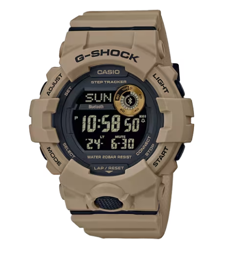 Casio G-Shock GBD800UC-5 GSquad Bluetooth Step Tracker Watch for Men - Fitness, Running & Outdoor Sports Activity