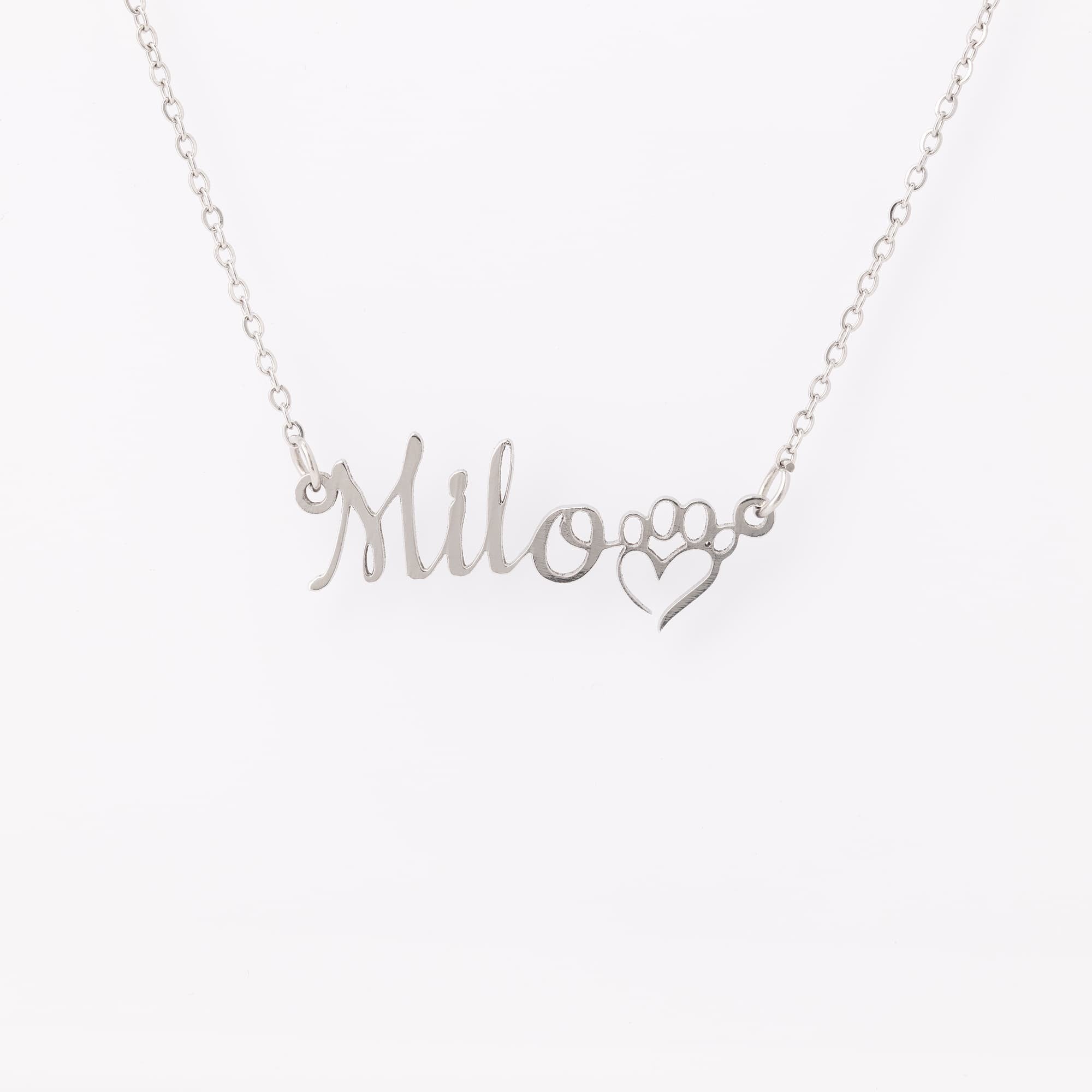 Dog Mom & Dog Dad Necklace - Personalized Jewelry Gift for Dog Lovers | Perfect for Birthdays, Anniversaries & Pet Adoption Celebrations