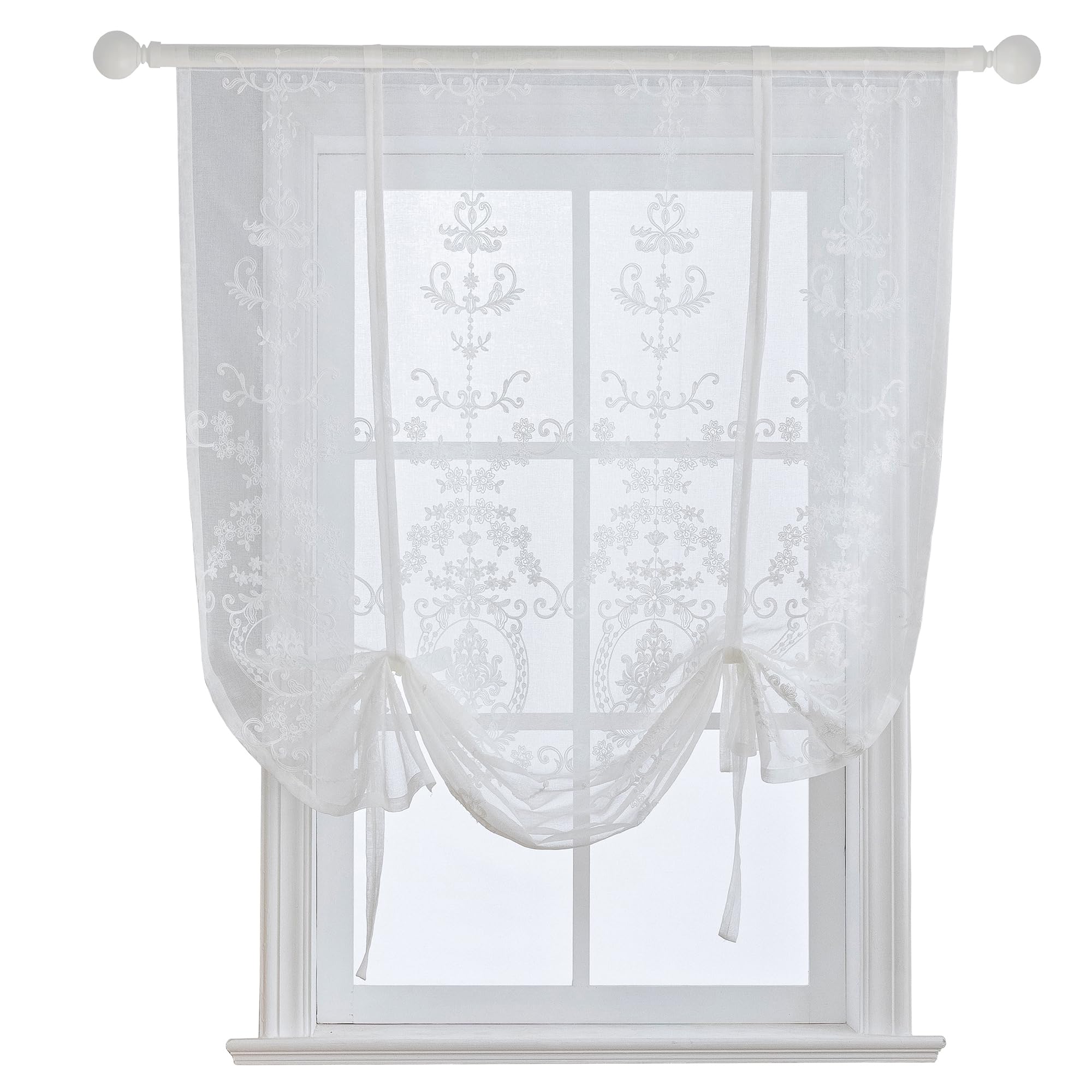 Sheer Tie Up Curtains 31