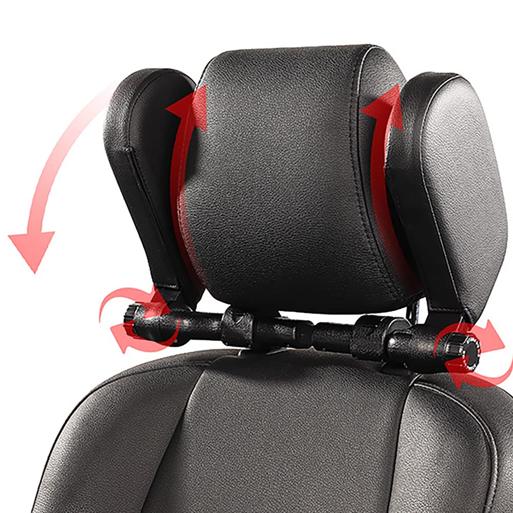 Comfortable Car Headrest Pillow - Neck Support Cushion for Adults & Kids - Reduce Fatigue on Long Road Trips - Perfect for Travel, Commuting & Road Trips