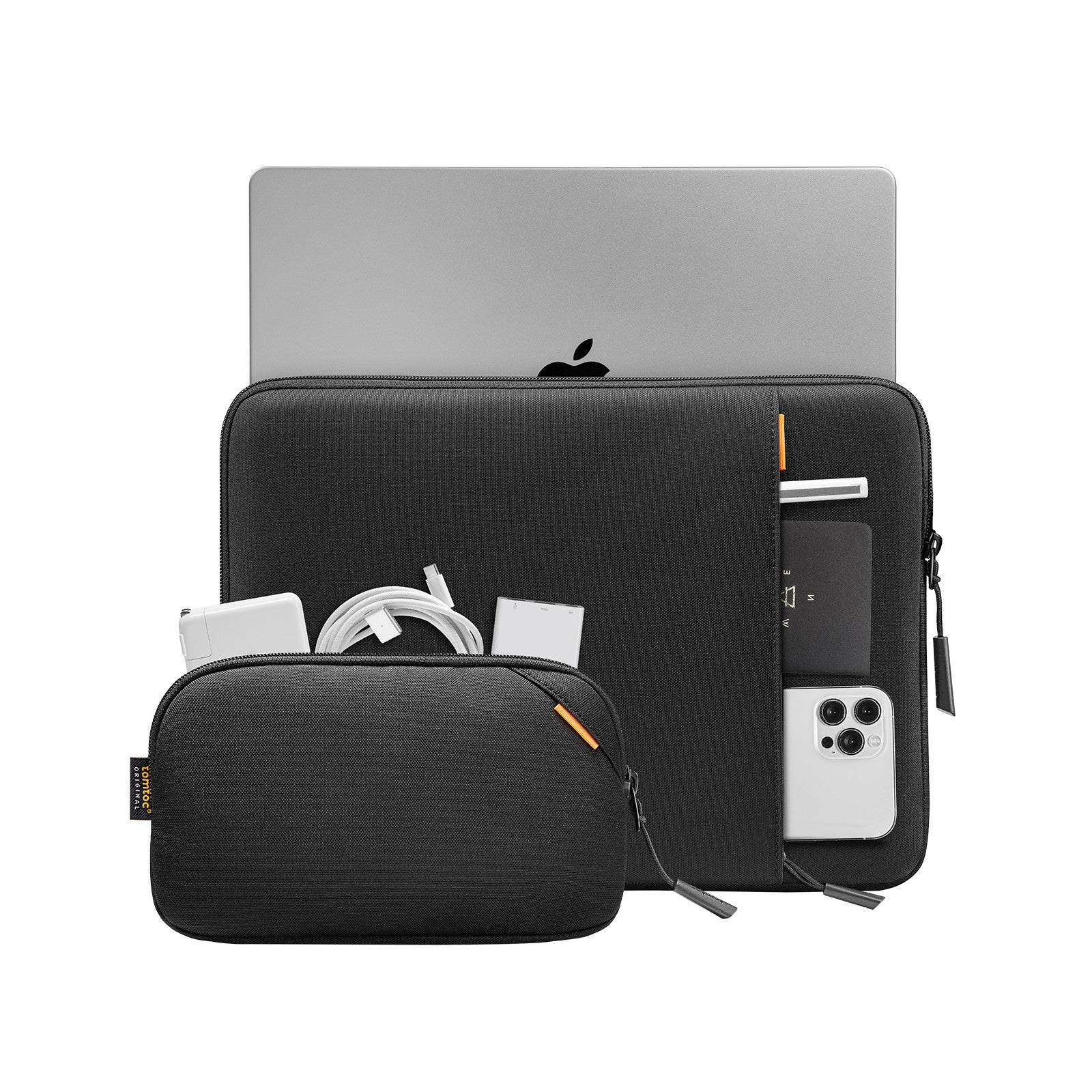 Premium Defender A13 Laptop Sleeve for 16-inch MacBook Pro - Shockproof & Water-Resistant Protective Case with Accessories - Perfect for Travel, Office & School Use