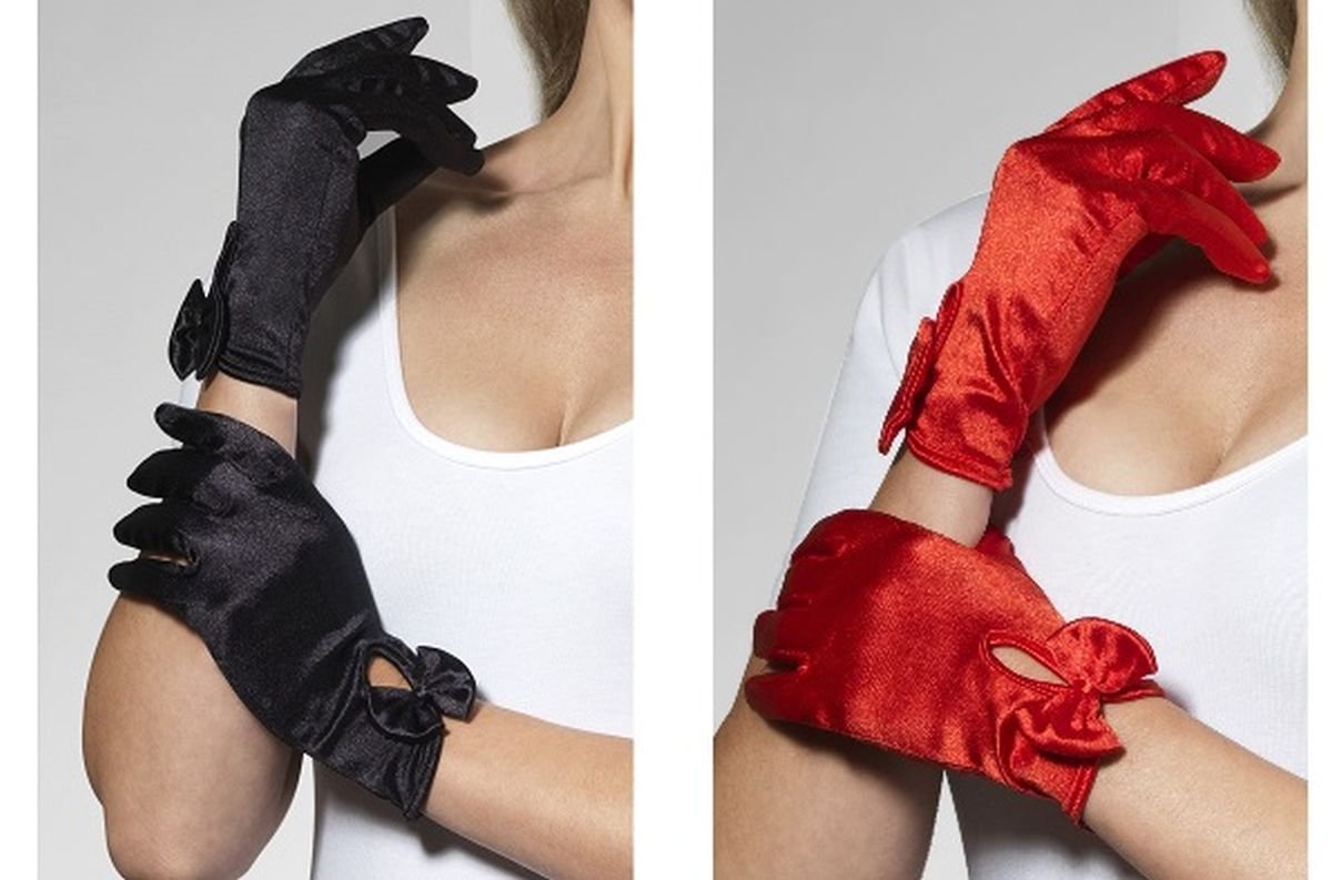 Elegant Women's Gloves with Bow - Fashionable Winter Accessories for Cold Weather, Parties & Formal Events
