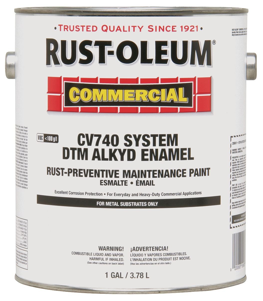CV740 Gloss Safety Red High-Gloss Enamel Paint - 1 Gallon for Automotive, Industrial & DIY Projects - Durable, Vibrant Finish for Metal, Wood & More