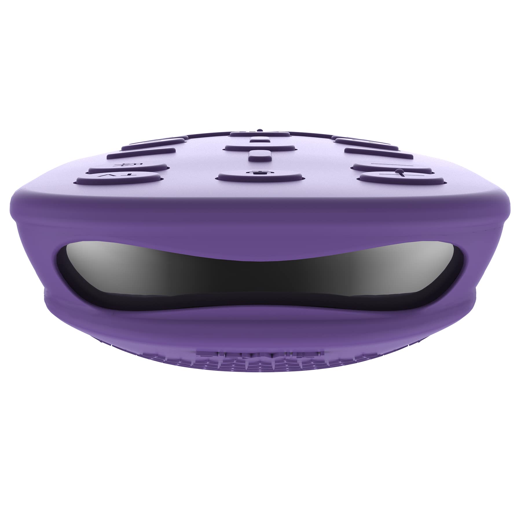 PlayVital Silicone Protective Case for PS5 Media Remote Cover - Ergonomic Full Body Protector Skin for PS5 Remote Control (Purple) - Perfect for Gaming, Home Entertainment & Dust Protection
