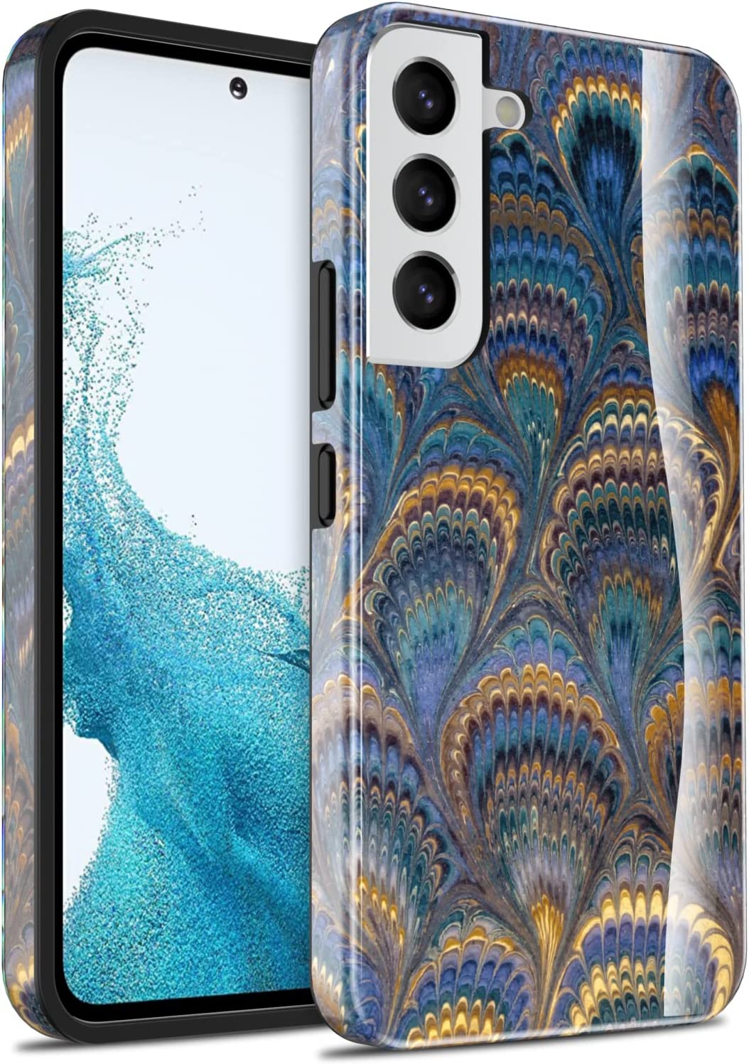 Samsung Galaxy S22 Plus Case - Shockproof Soft Silicone TPU Phone Cover - Slim Protective Case for Everyday Use, Work & Travel