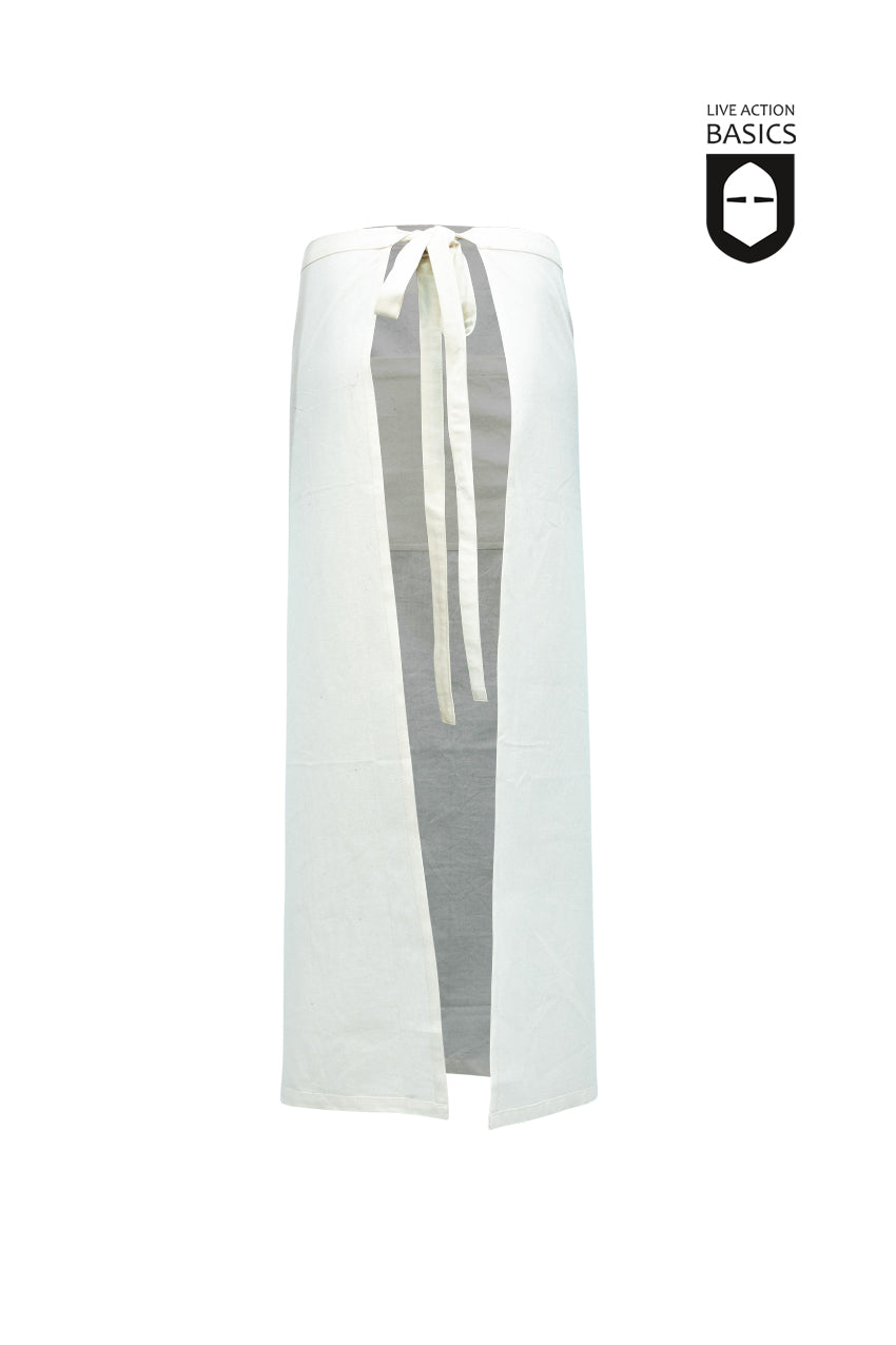 Premium Long Apron for Cooking, Baking & Grilling - Natural Cotton Kitchen Apron for Chefs & Home Cooks - Perfect for BBQ, Baking & Crafting