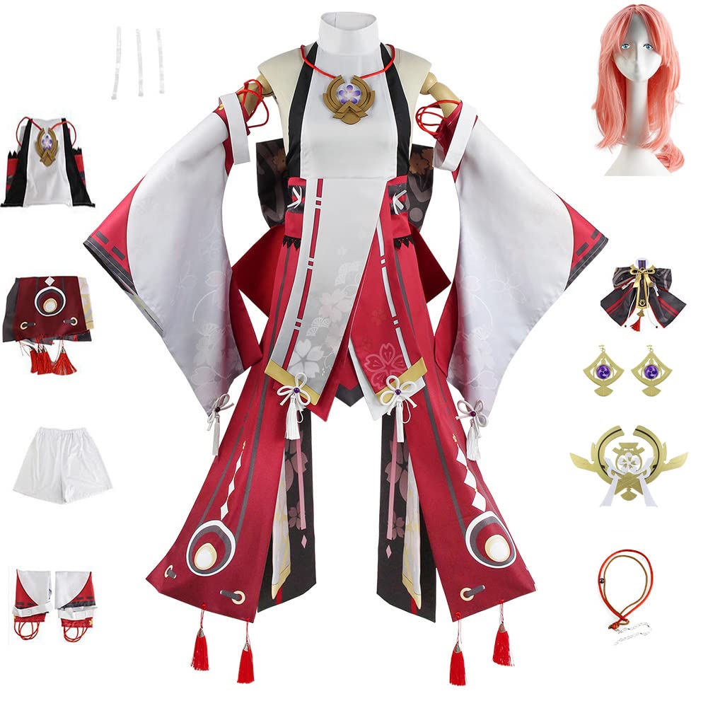 Anime Game Women's Cosplay Costume Set - Complete Halloween Outfit with Accessories for Cosplay, Conventions & Themed Parties