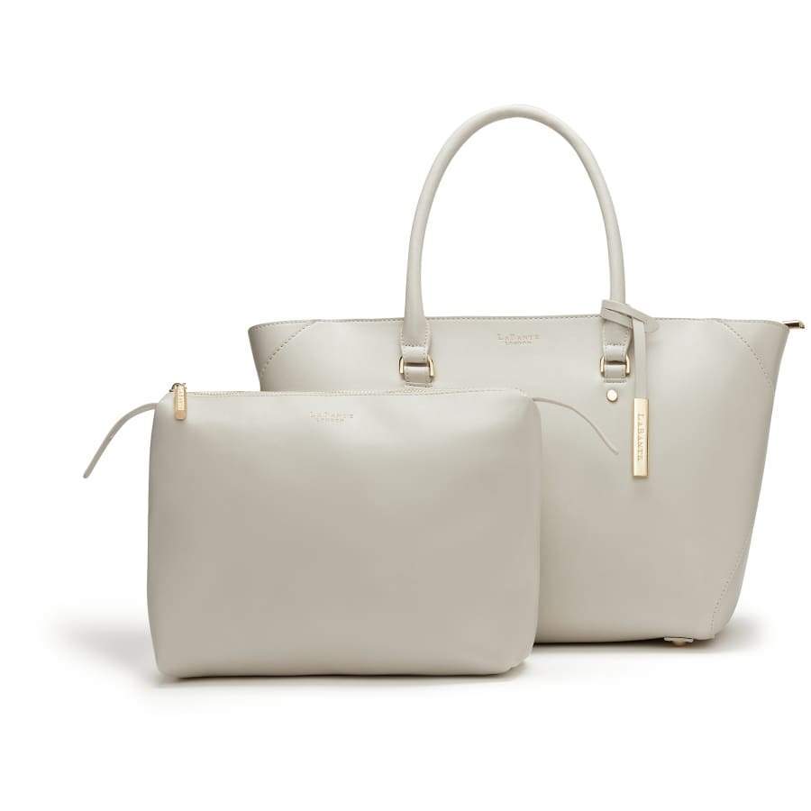 Sophie Vegan Leather Tote Handbag for Women - Stylish Grey Crossbody Purse for Work, Travel & Everyday Use