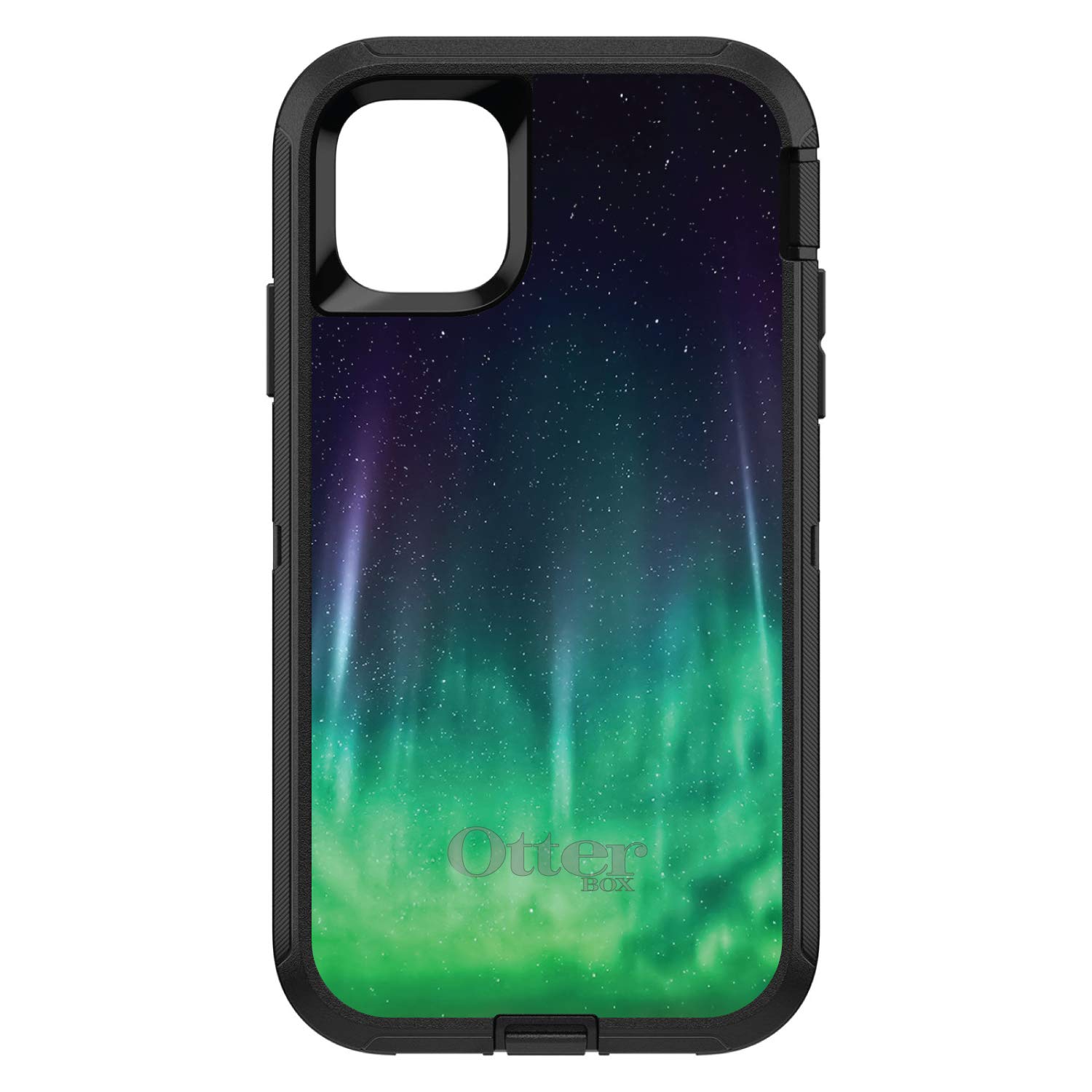 DistinctInk iPhone 12 Pro MAX Case (6.7 Inch) - Premium Protective Cover with Aurora Borealis Design | Durable Replacement for OtterBox Defender | Perfect for Outdoor Activities, Travel & Daily Use