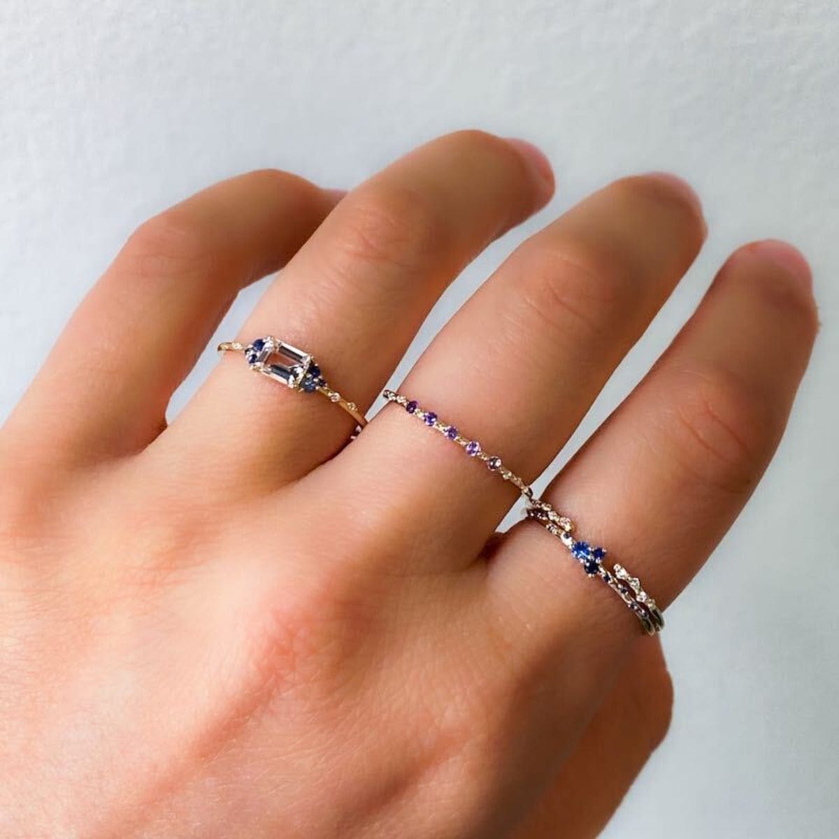Starry East West Ring - Elegant Gold Plated Zodiac Constellation Ring for Women | Perfect for Gifts, Anniversaries, and Everyday Wear