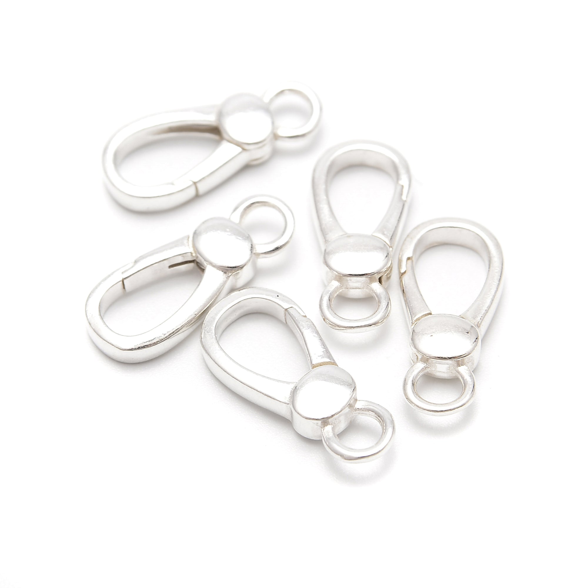 925 Sterling Silver Big Lobster Clasp 9x20.5mm - 2 Pieces Per Bag - Jewelry Making Supplies for Bracelets, Necklaces & DIY Crafts