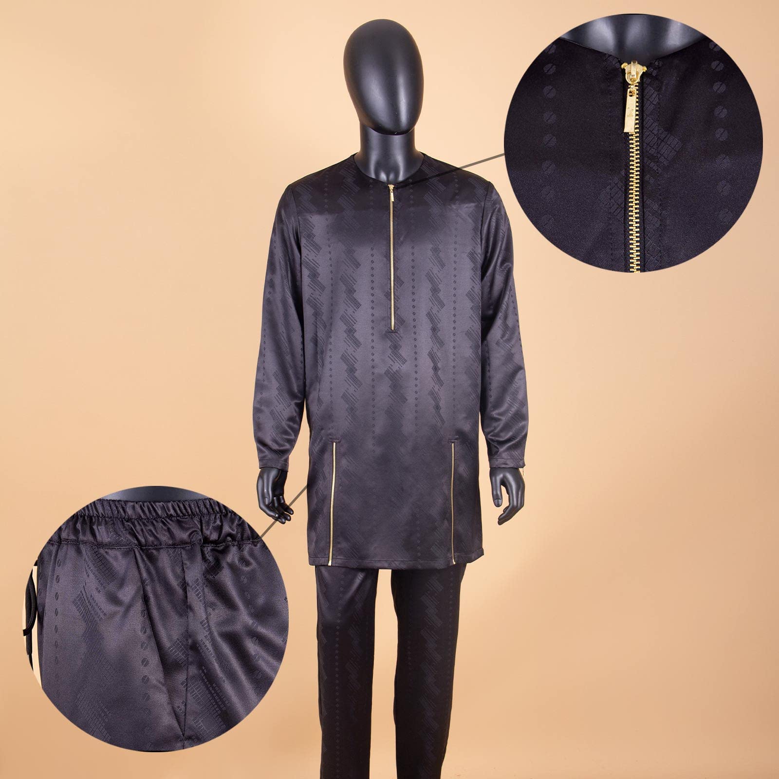 Stylish Dashiki African Print 2-Piece Suit - Bazin Riche Coat & Pants Set for Men/Women | Traditional African Clothing for Weddings, Parties & Cultural Events