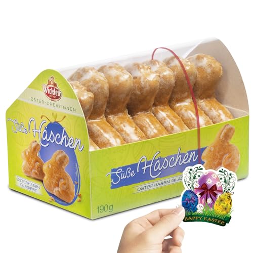 Premium German Wicklein Easter Bunny Cookies - Soft Glazed Variety Pack | Imported Gourmet Bakery Treats for Kids, Holiday Gifting & Home Snacking | Perfect for Easter Celebrations, Party Favors & Family Gatherings