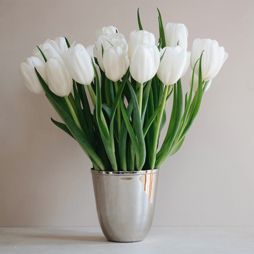 Handmade Opal Glass Vase - Elegant Decorative Centerpiece for Home, Wedding & Event Decor