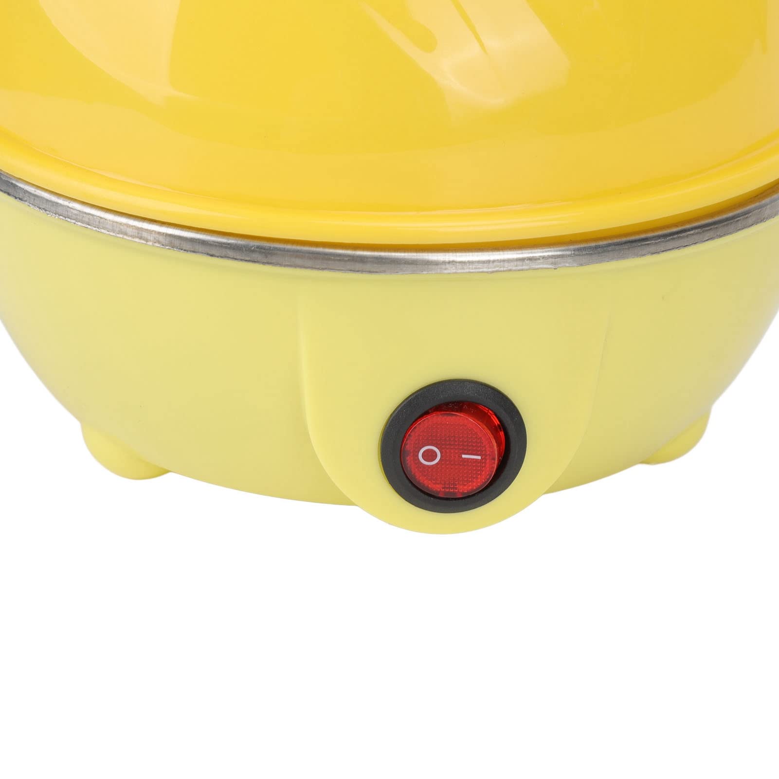 Acouto Electric Egg Cooker - 7 Egg Capacity, Automatic Shut Off, Fast Boiling, 110V US Standard, Perfect for Breakfast, Meal Prep & Keto Diet - BPA-Free, Easy to Clean, Compact Design for Small Kitchens & Dorms