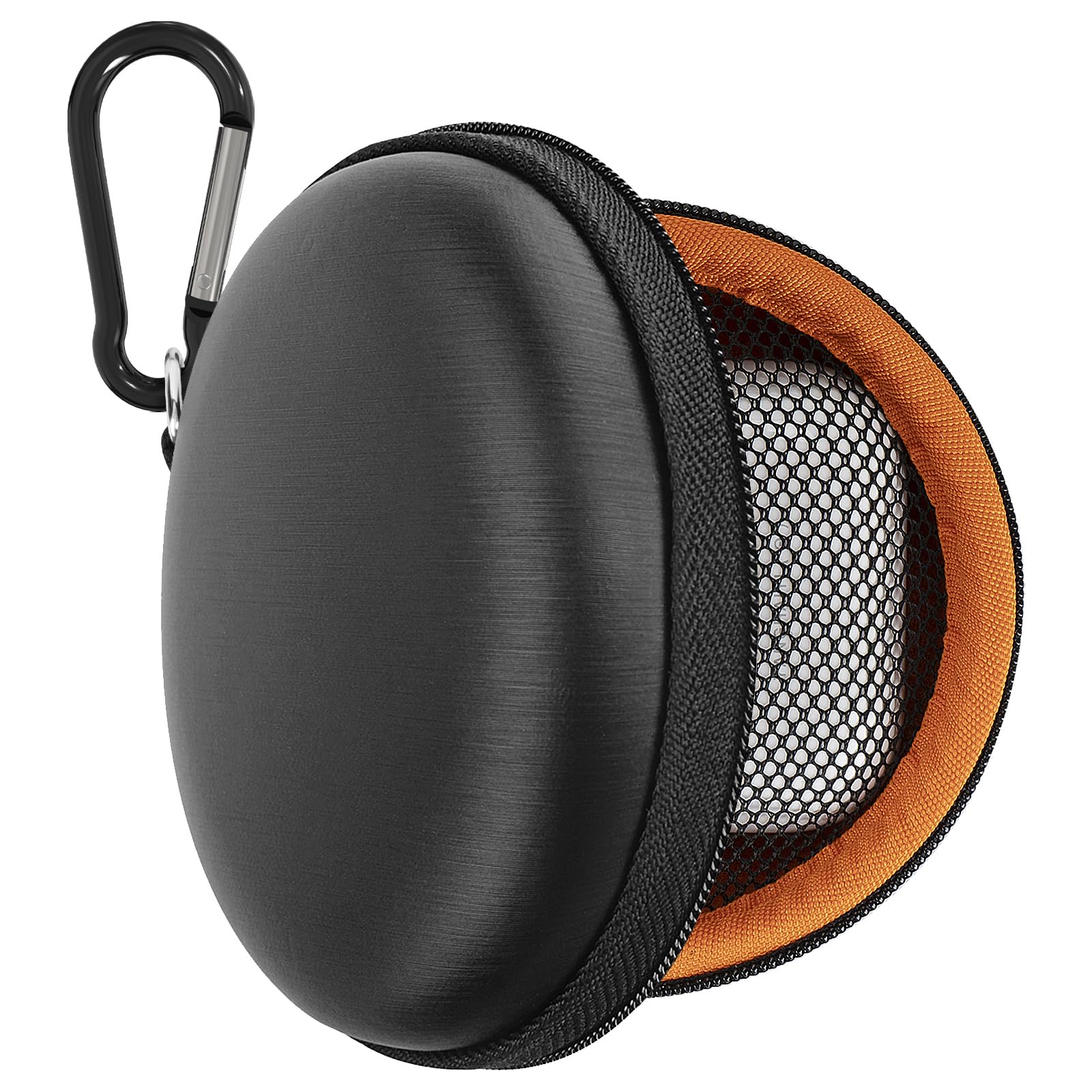 Geekria Hard Shell Travel Case for In-Ear Headphones - Protective Storage Bag with Cable Management - Compatible with JayBird, Bose SoundSport, Jabra Headsets (Black) - Perfect for Gym, Travel & Daily Commute