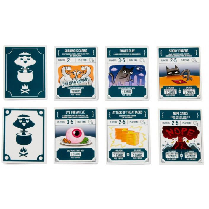 Exploding Kittens: Recipes for Disaster Card Game - Fun Family Party Game for Adults & Kids - Perfect for Game Nights, Travel & Gifts