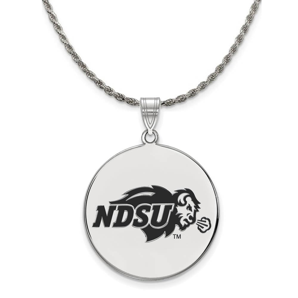 Black Silver Enamel Pendant Necklace - Perfect for Gifts & Formal Occasions