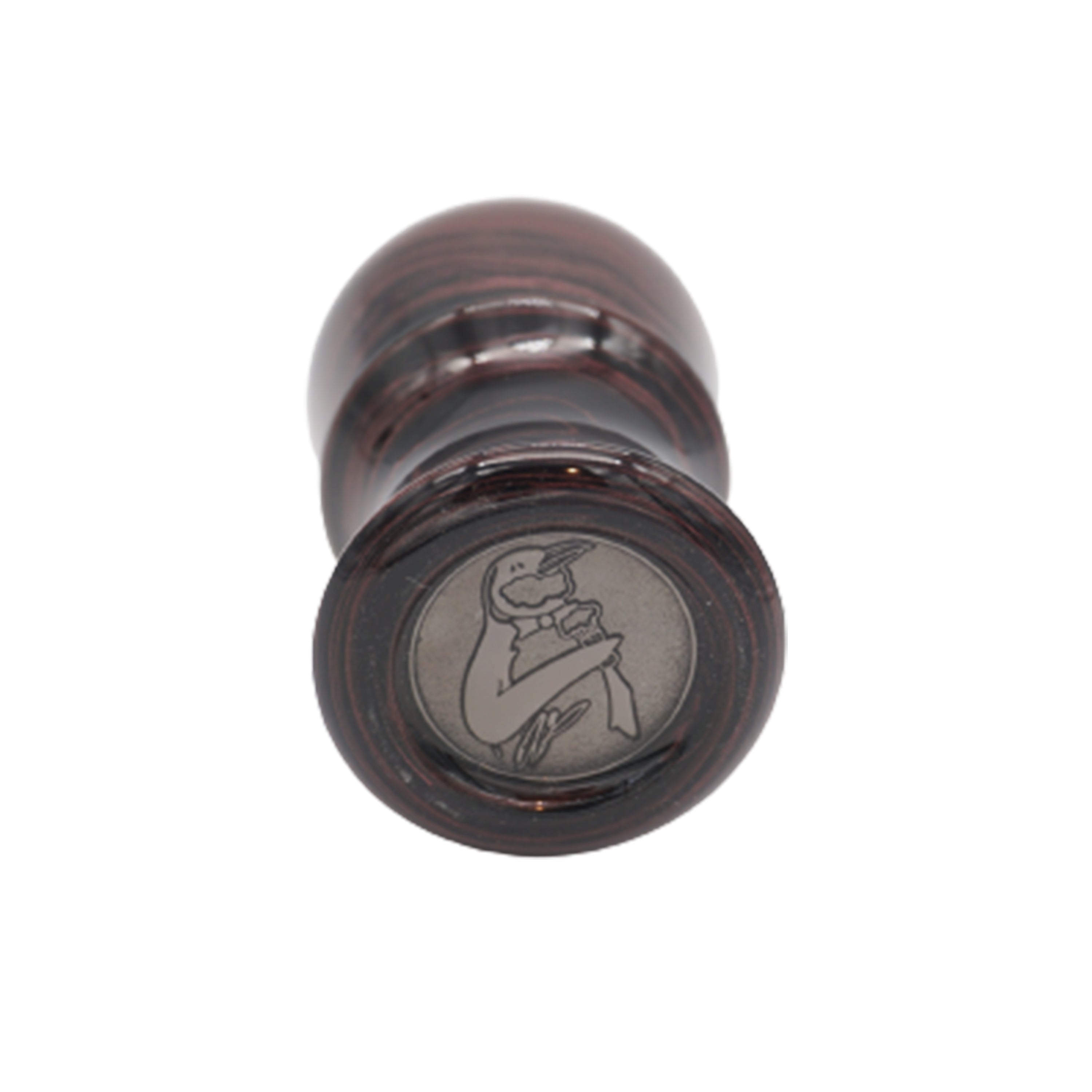 Premium Handmade Raspberry Ebonite Shaving Brush Handle - Compatible with 24mm & 26mm Knots - Perfect for Wet Shaving, Grooming Kits & Luxury Bathroom Essentials