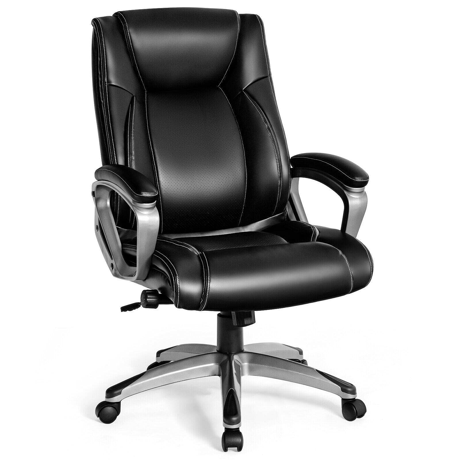 Ergonomic High Back Office Chair with Lumbar Support - Adjustable Swivel Task Chair for Home Office, Gaming & Computer Desk - Comfortable Mesh Executive Chair for Long Hours Sitting & Work from Home