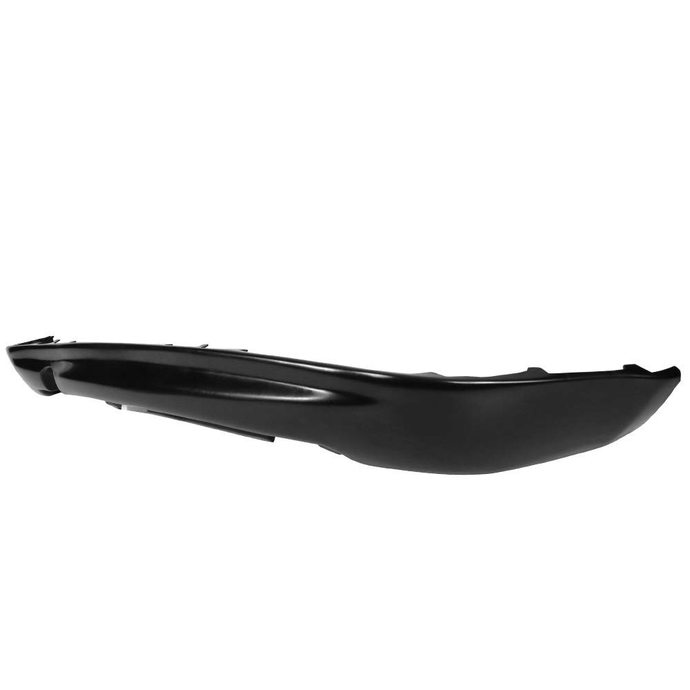 IKON MOTORSPORTS Rear Bumper Lip for 1999-2005 VW Volkswagen Golf MK4 - 25AE Style Unpainted Black PU - Perfect for Car Enthusiasts & Street Racing Upgrades