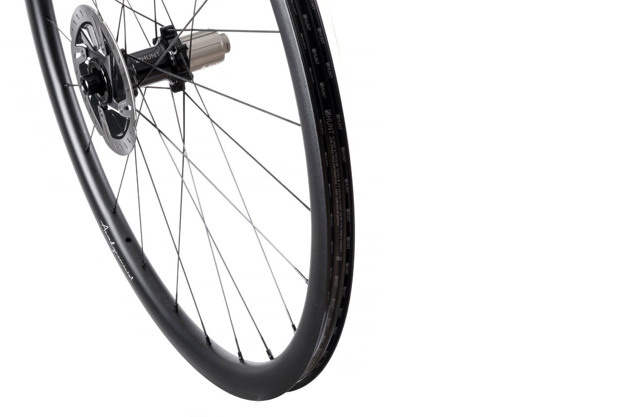 RE:NEW HUNT 34 Aero Wide Disc Wheelset - Lightweight Carbon Road Bike Wheels for Speed & Performance | Perfect for Road Racing, Triathlons & Endurance Cycling