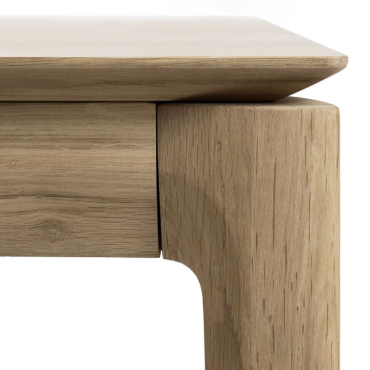 Modern Bok Dining Table - Solid Wood Kitchen Table for 6 - Perfect for Family Gatherings & Dinner Parties