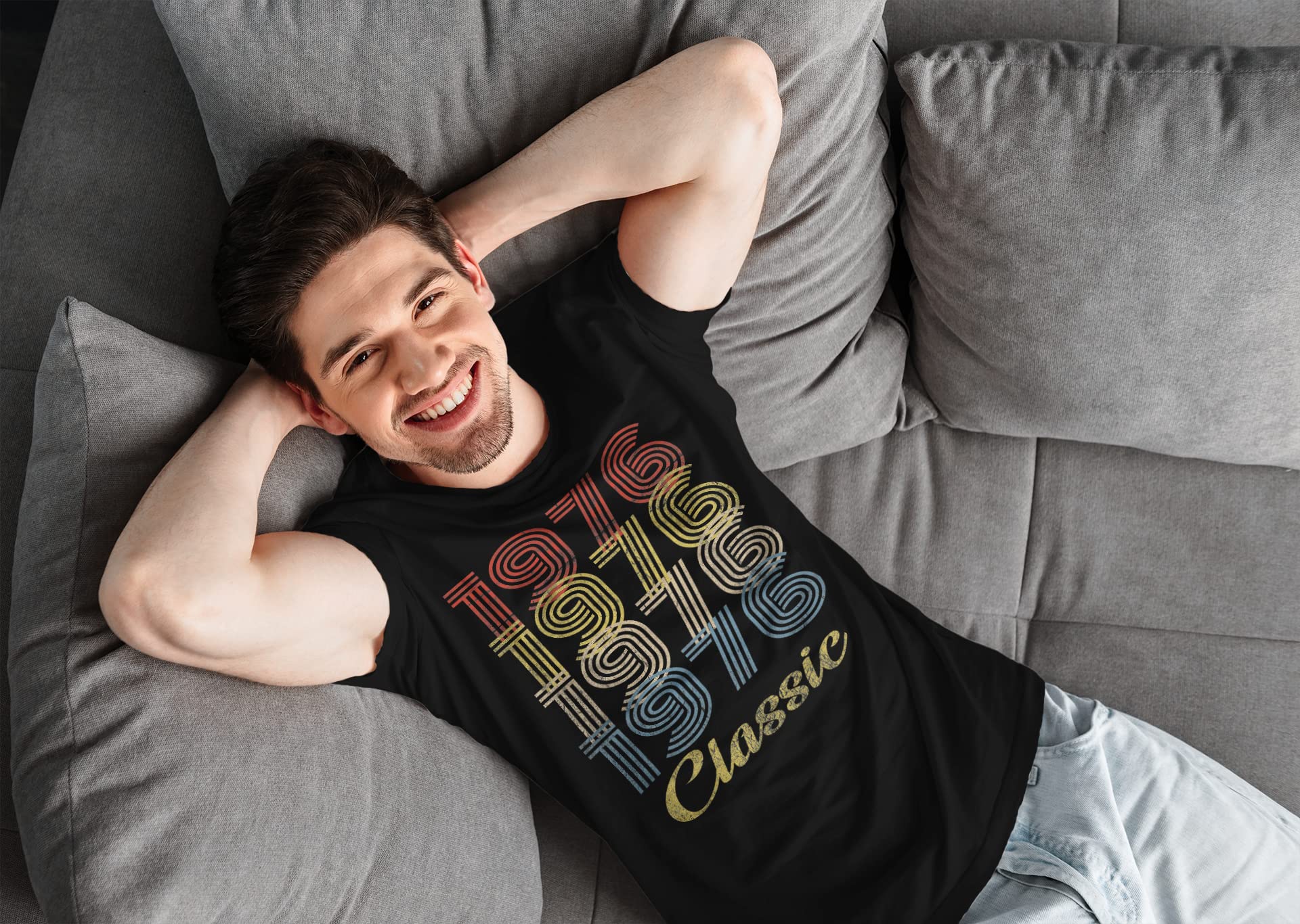 1976 Vintage 49th Birthday Shirt for Men - Classic Retro Gift Idea - Perfect for 49th Birthday Parties & Celebrations