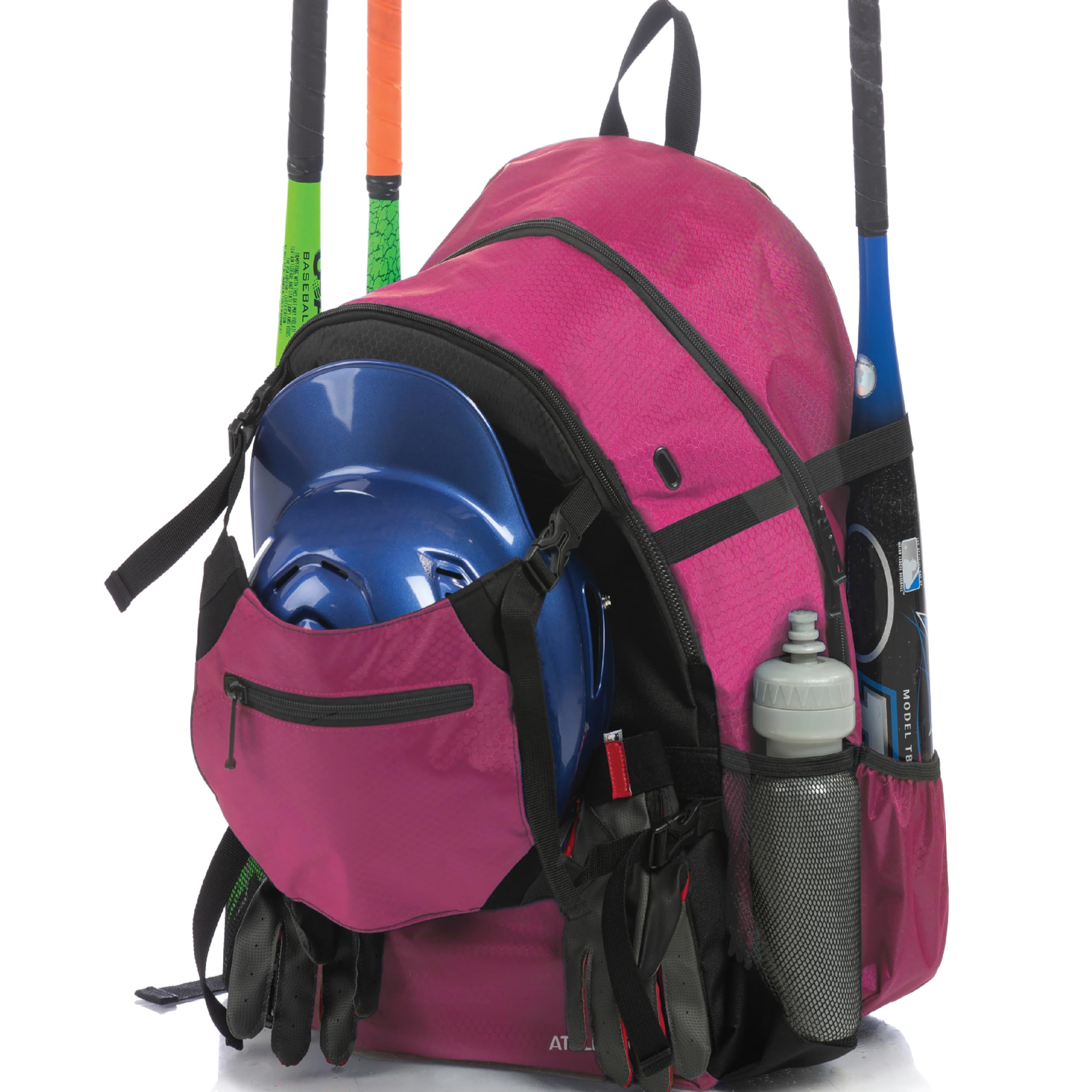 Athletico Advantage Baseball Backpack with External Helmet Holder - Durable Baseball & Softball Equipment Bag for Youth & Adults | Holds Bat, Helmet, Glove & Cleats | Perfect for Games, Practice & Travel