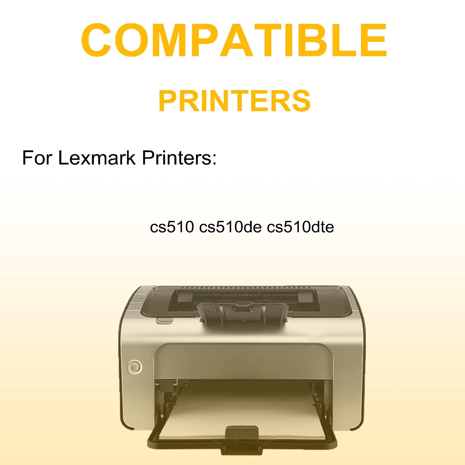 10-Pack (BK+C+Y+M) High-Yield Compatible Toner Cartridge for Brother 70C1XK0/70C1XC0/70C1XY0/70C1XM0 - Works with CS510/CS510de/CS510dte Laser Printers | Office & Home Printing Solution