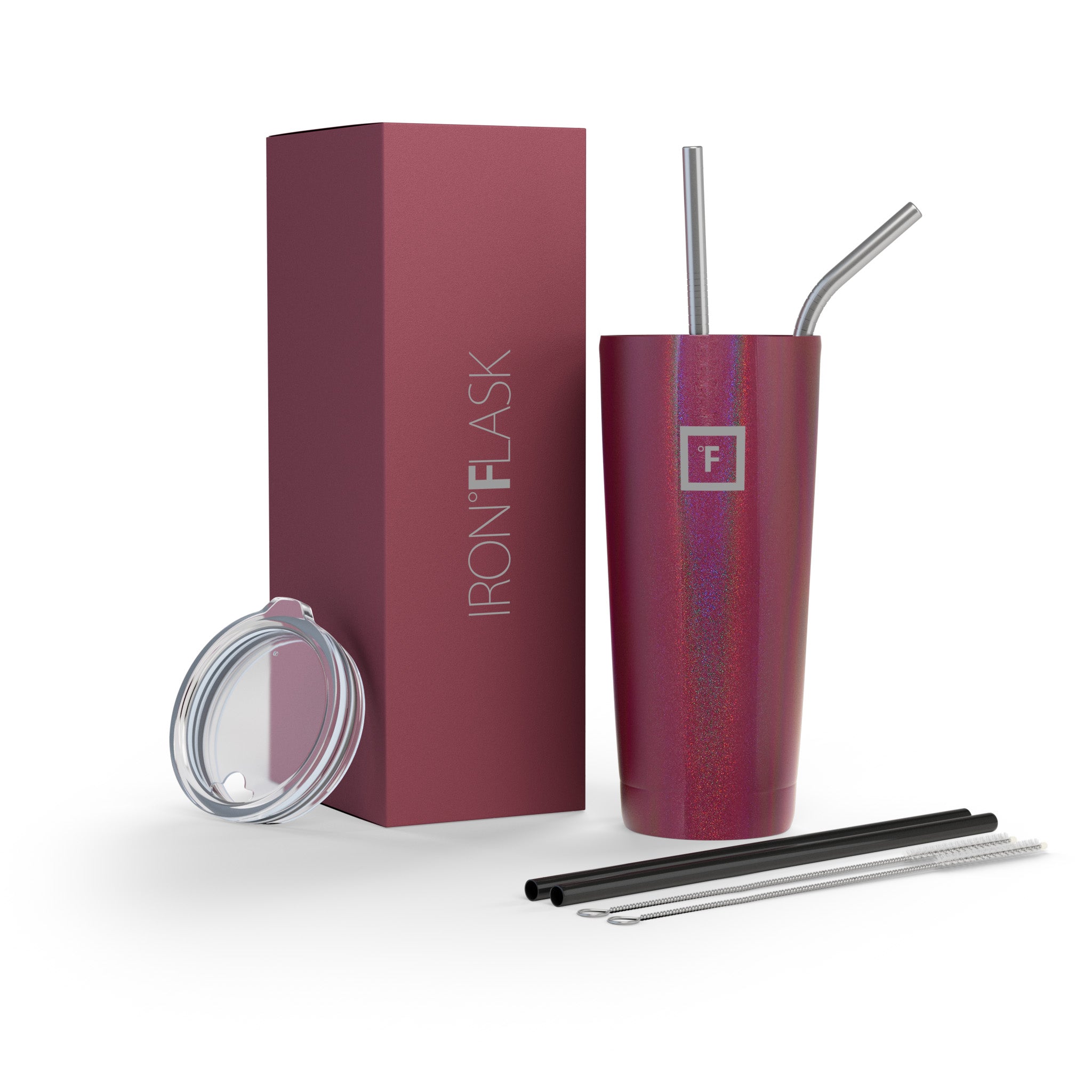 24 Oz Classic Tumbler with Lid and Straw - Insulated Stainless Steel Travel Mug for Hot & Cold Drinks - Perfect for Coffee, Tea, Water - Ideal for Office, Gym, Camping, and Commuting