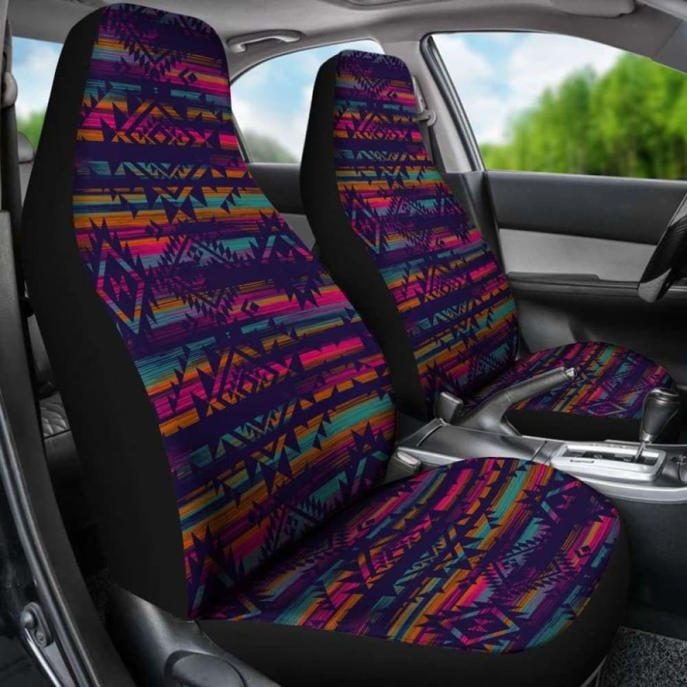 Premium Aztec Pattern Car Seat Covers - Universal Fit for Cars, Trucks & SUVs - Waterproof & Durable Protection for Road Trips, Commuting & Family Travel