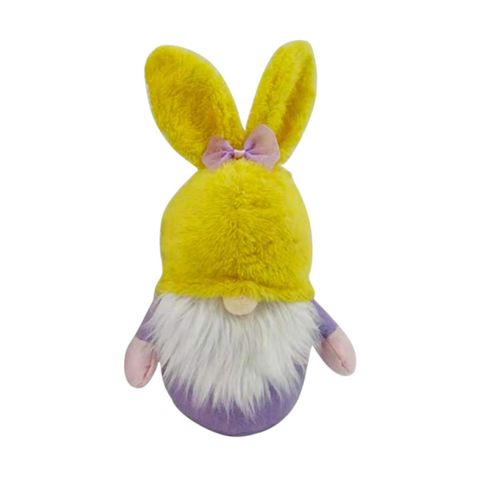 Easter Bunny Gnome Plush Doll - Spring & Christmas Decor, Faceless Gnome Ornament for Home, Garden, Party - Shatterproof Holiday Gift (B, One Size) | Perfect for Easter Basket Stuffers, Tree Decorations & Festive Home Decor