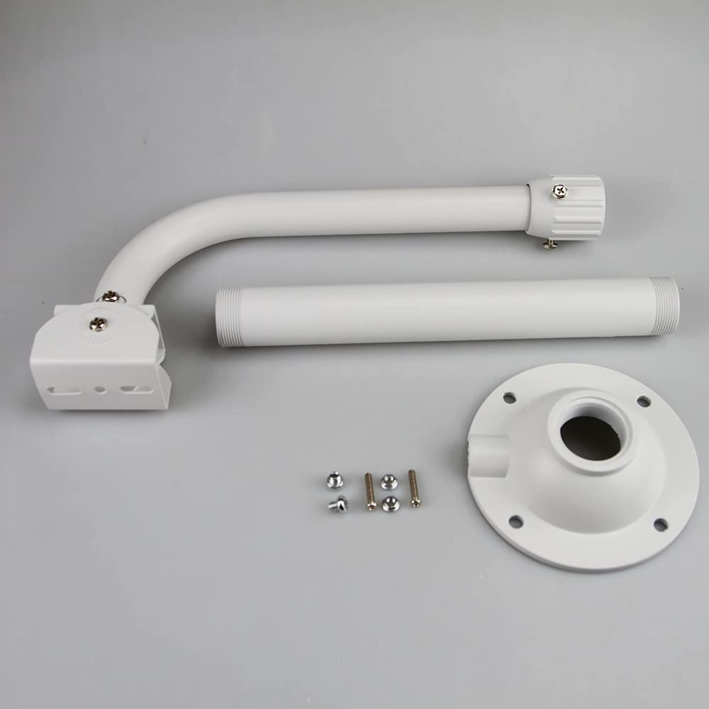 Adjustable Telescopic CCTV Security Camera Mount Bracket (30-47.2 inch) - Universal Wall Mount for IP Cameras & Surveillance Systems - Perfect for Home Security, Office Monitoring & Outdoor Surveillance