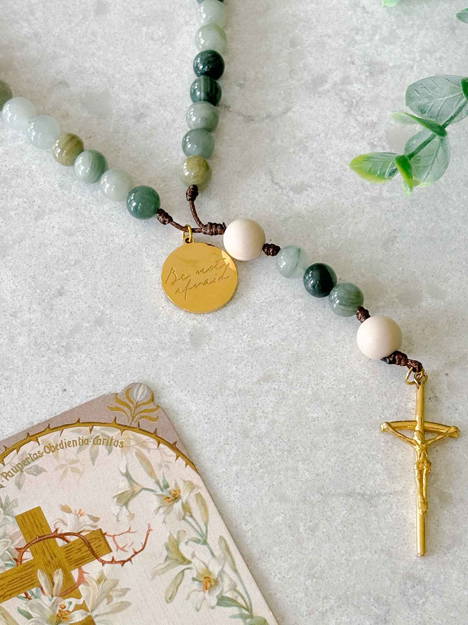 Be Not Afraid Rosary - Beautiful Catholic Prayer Beads for Devotion, Comfort & Spiritual Protection | Perfect for Daily Prayer, Meditation & Gift Giving