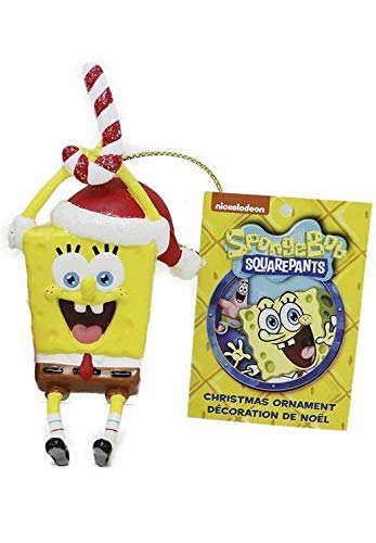 Spongebob Squarepants™ Christmas Ornament - Fun Nickelodeon Cartoon Character Holiday Tree Decor for Kids & Adults - Perfect for Xmas Tree, Party Decorations & Gift Giving