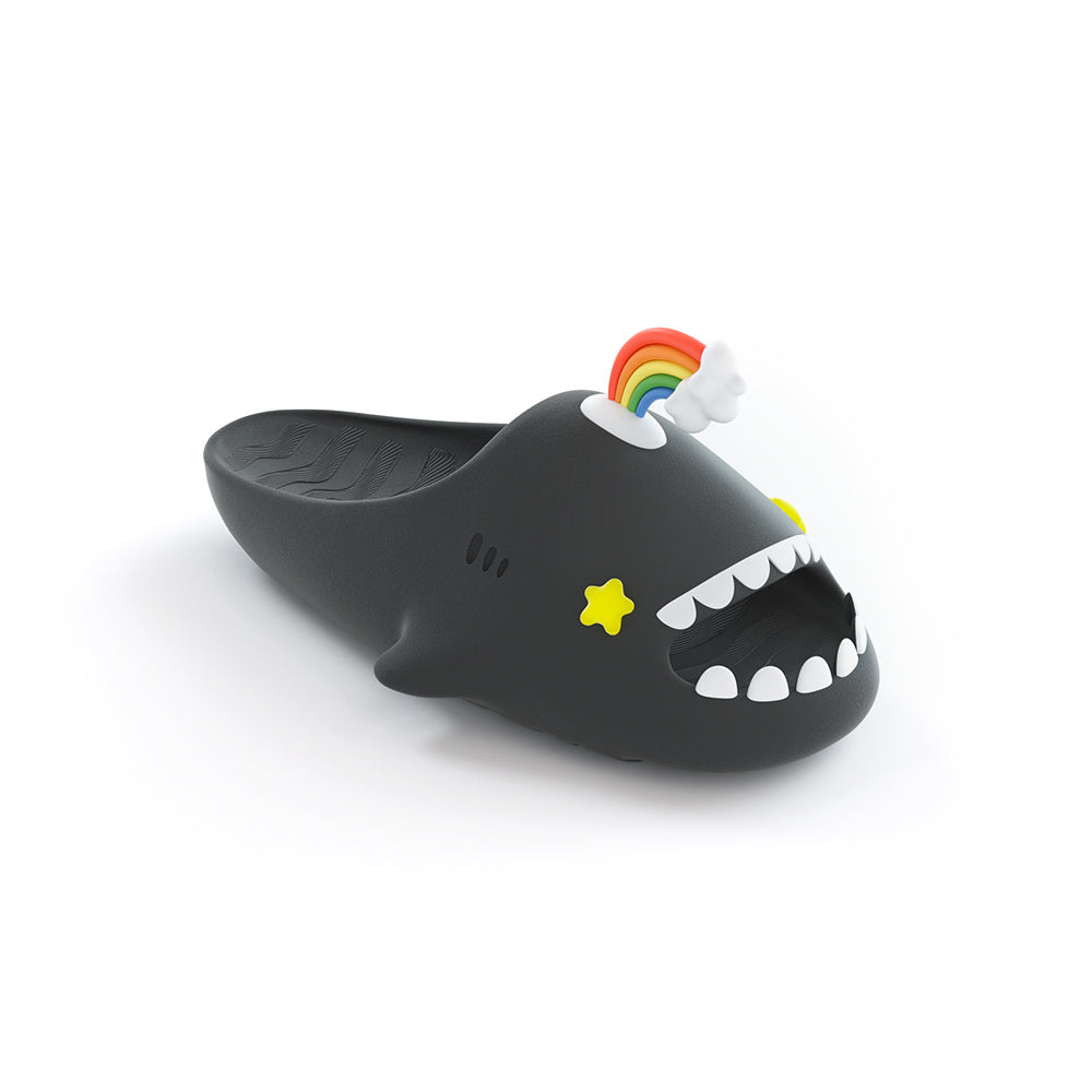 Sharkicks Pro Light Up Sneakers for Kids - Rainbow LED Shoes with Star Eyes Design | Comfortable & Durable for Running, Dancing & Party Wear