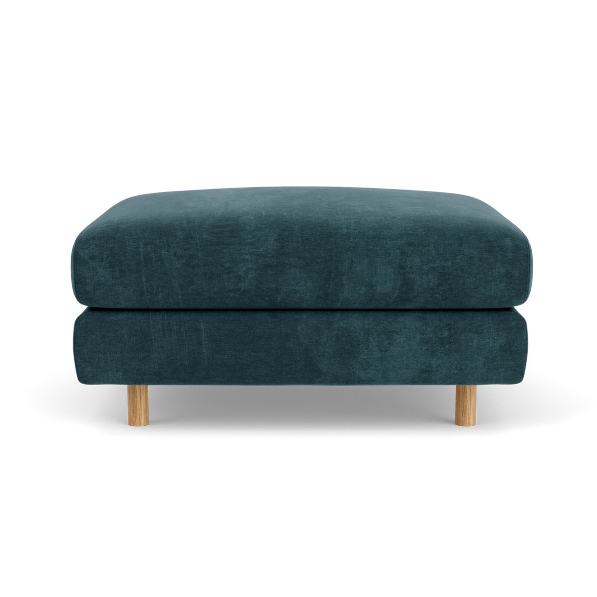 Dylan Fabric Ottoman - Soft and Stylish Footrest, Storage Bench, Living Room Accent Piece - Perfect for Small Spaces, Bedroom, or Lounge Area