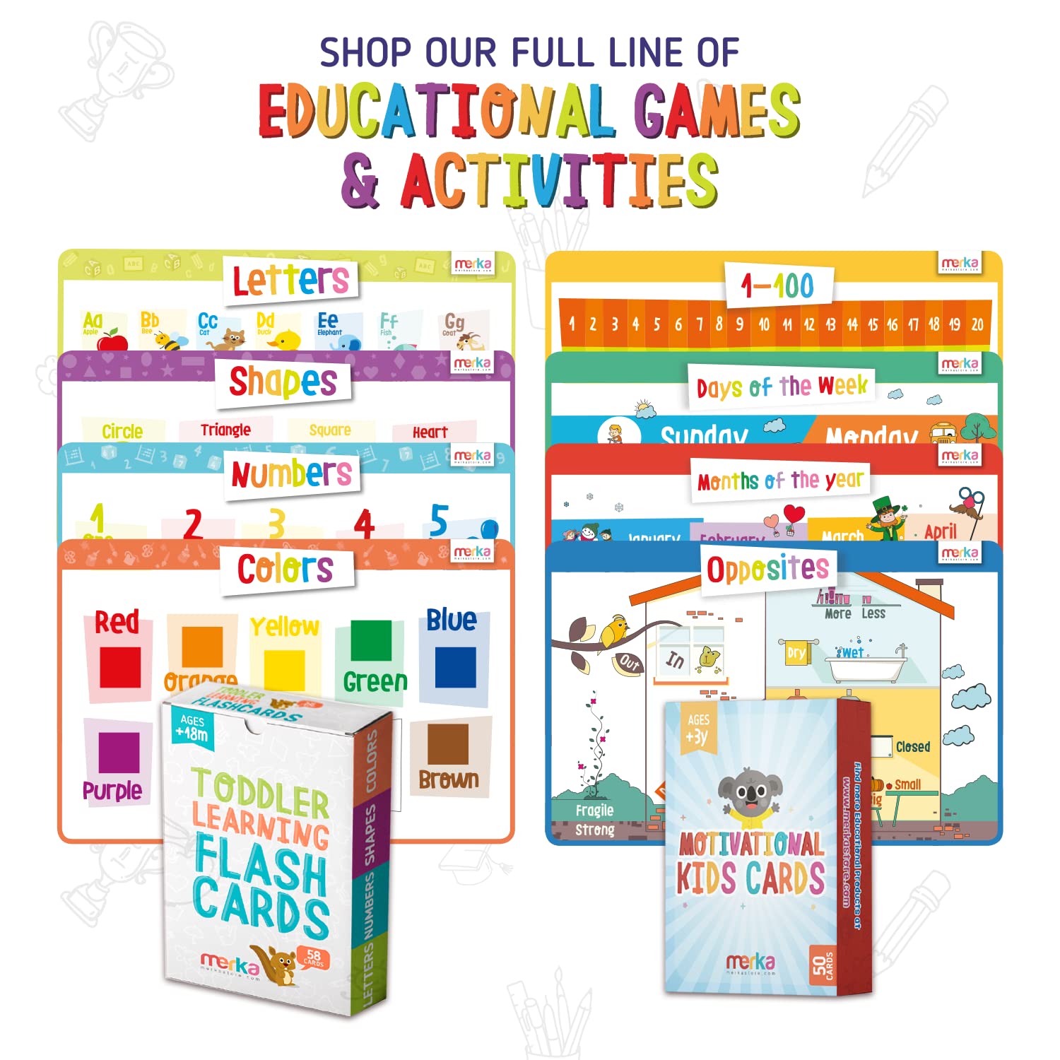 Merka Kids Travel Activity Set - 96 Fun Road Trip Flashcards for License Plate Game & Scavenger Hunt | Perfect for Family Car Rides, Vacation Entertainment & Long Distance Travel with Children