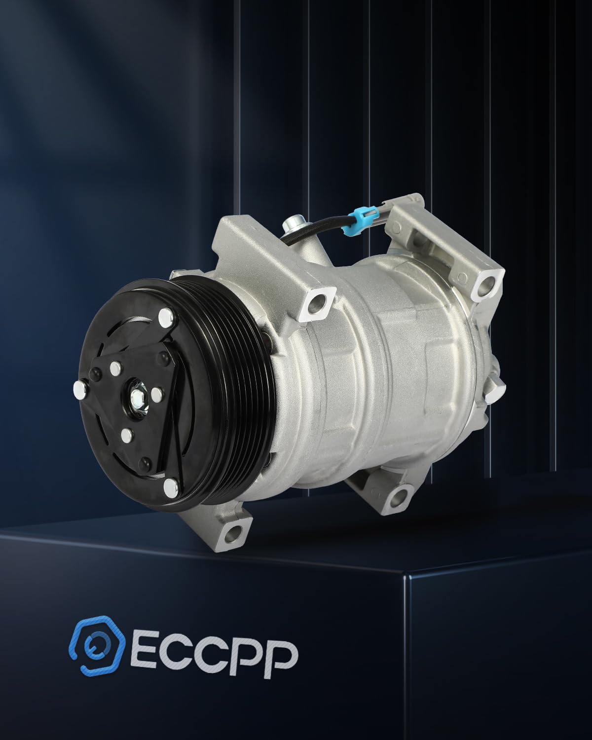 ECCPP AC Compressor for Chevrolet Express 1500/2500/3500 4.3L (2003-2009) - Fast Cooling Air Conditioning Compressor Replacement - Perfect for Summer Road Trips & Hot Weather Driving