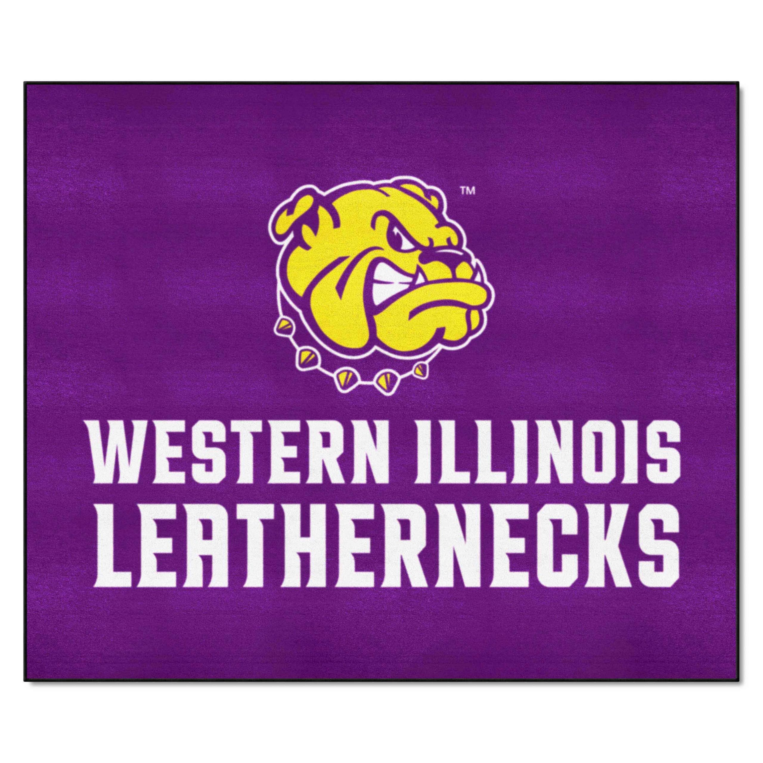 FANMATS 659 Western Illinois Leathernecks Tailgater Rug - 5ft x 6ft College Sports Fan Area Rug, Durable Home Decor Carpet & Tailgate Mat for Game Day, Living Room, Dorm, or Man Cave