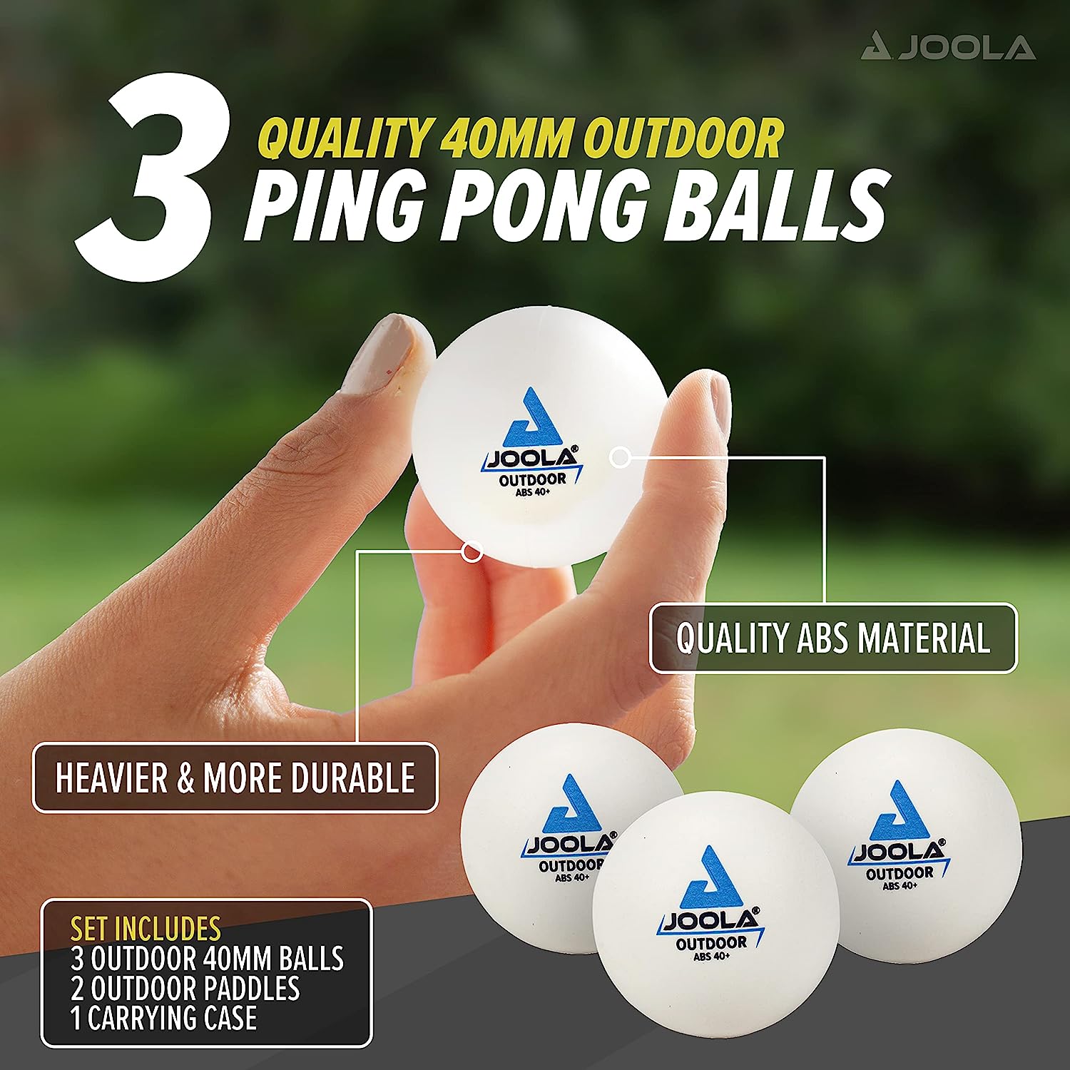 Premium Outdoor Racket Set - Badminton & Tennis Combo with Carrying Case | Durable Sports Equipment for Backyard, Beach & Park Games | Perfect for Family Fun & Outdoor Activities