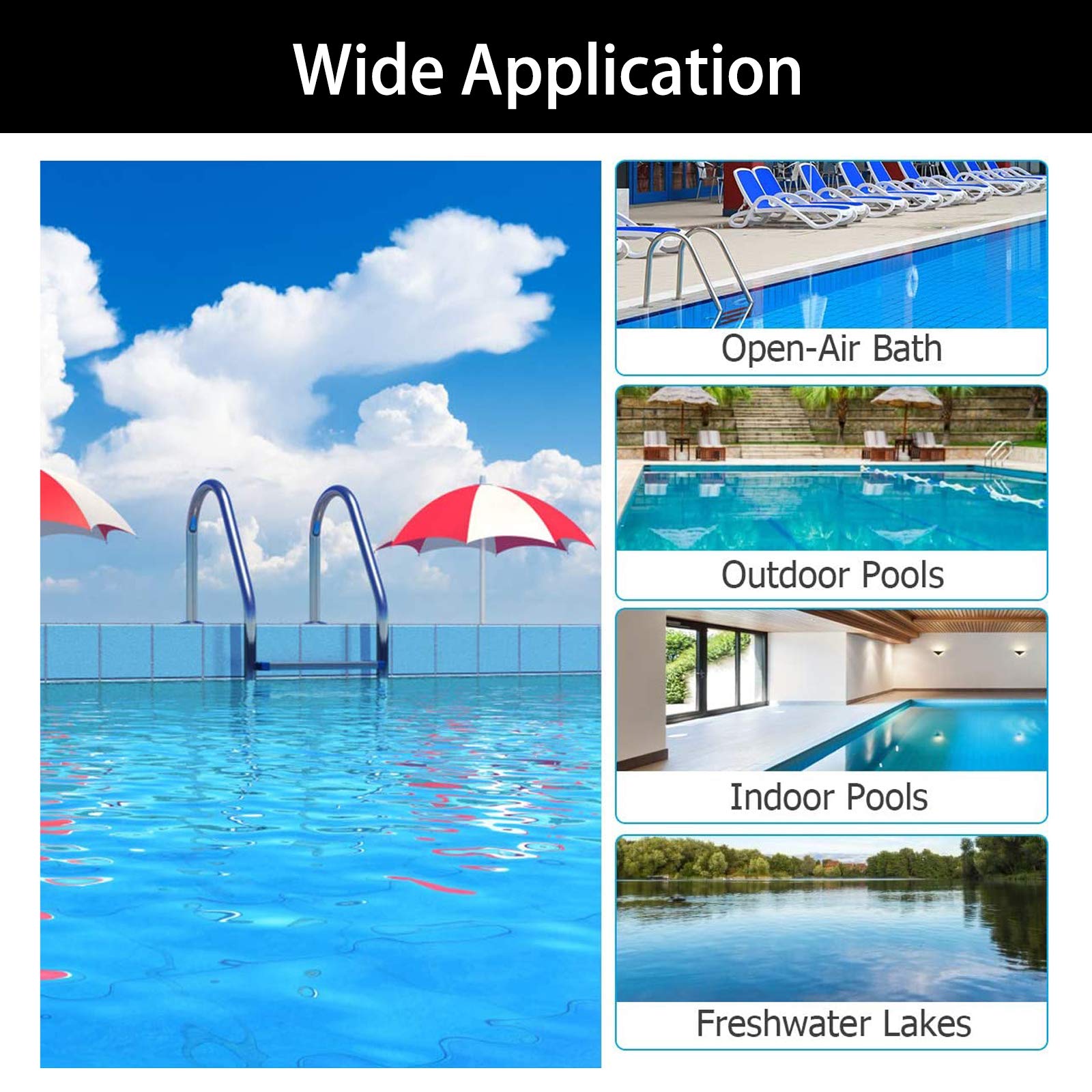 Non-Slip 3-Step Stainless Steel Pool Ladder for In-Ground & Above Ground Pools - Easy Mount Legs, Durable Design for Safe Entry & Exit - Perfect for Backyard, Residential & Commercial Swimming Pools