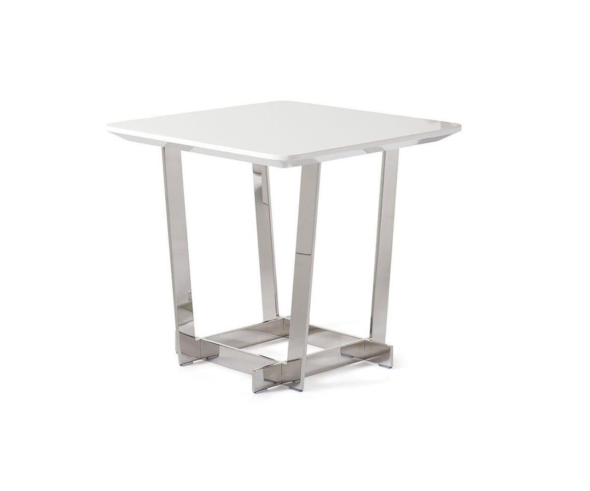Sieva End Table - Modern Nightstand with Storage Shelf for Bedroom, Living Room & Office - Stylish Side Table for Small Spaces