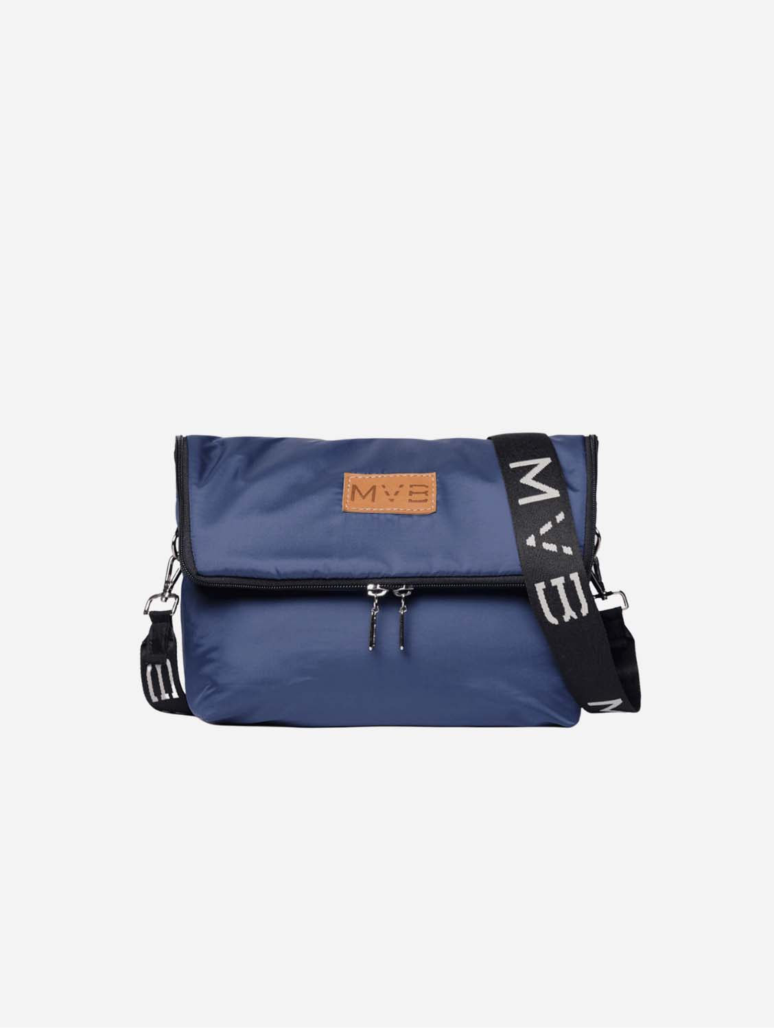 Eco-Friendly Vegan Shoulder Bag - Recycled PET Material, Blue | Perfect for Work, Travel & Everyday Use